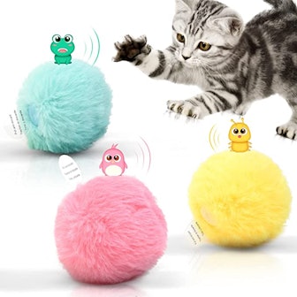 Potaroma Chirping Cat Toys (3-Pack)