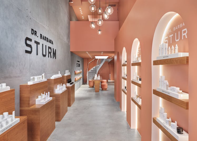 The ground-level boutique at Dr. Sturm’s Upper East Side location in New York City.