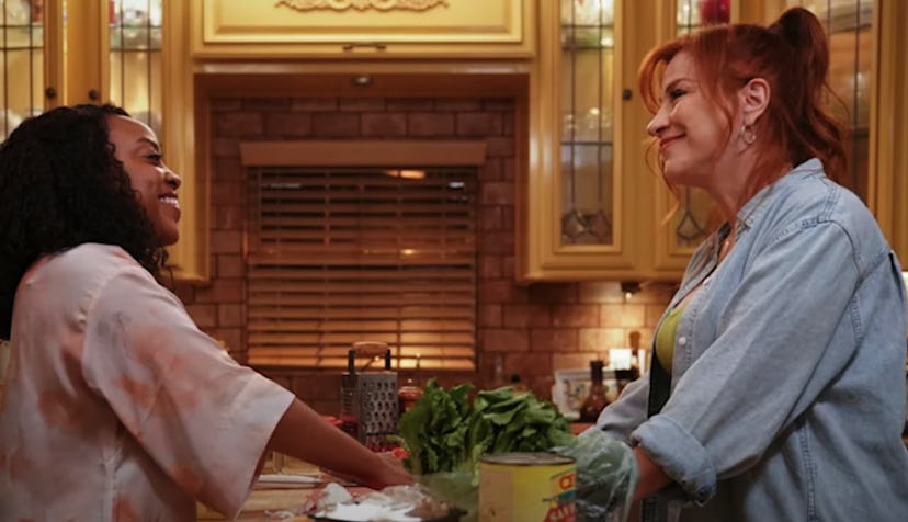 Quinta Brunson and Lisa Ann Walter.