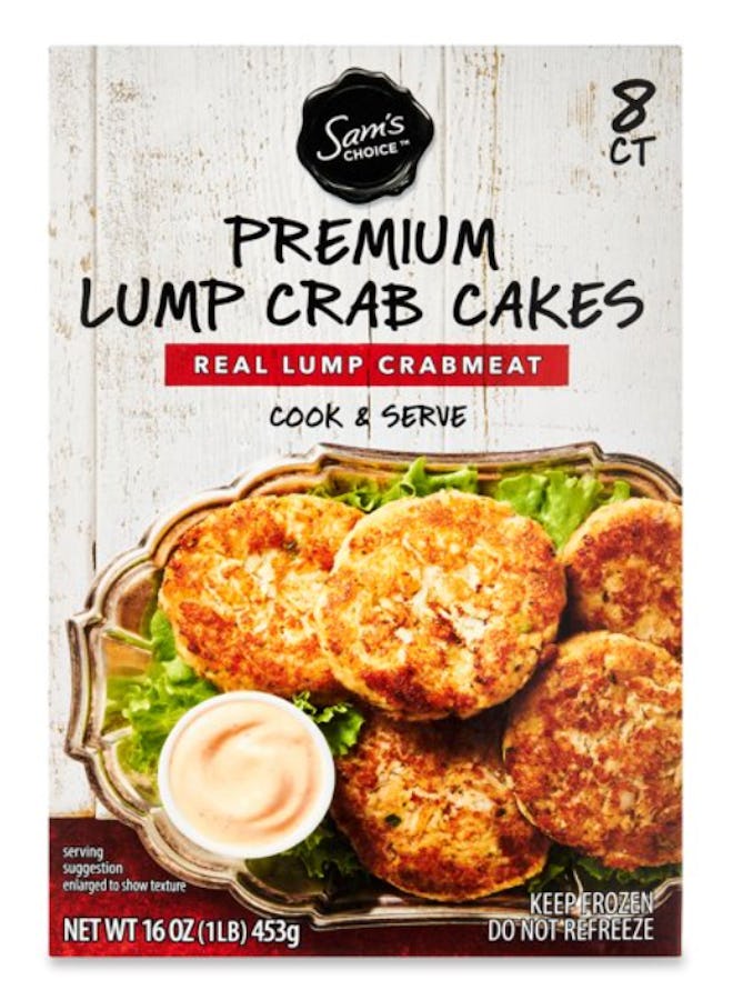 Sam's Choice Premium Lump Crab Cakes are an appetizer from Walmart for your Super Bowl party.