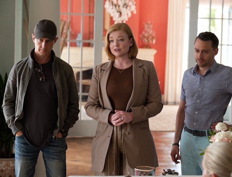 Jeremy Strong, Sarah Snook and Kieran Culkin on season 4 of Succession