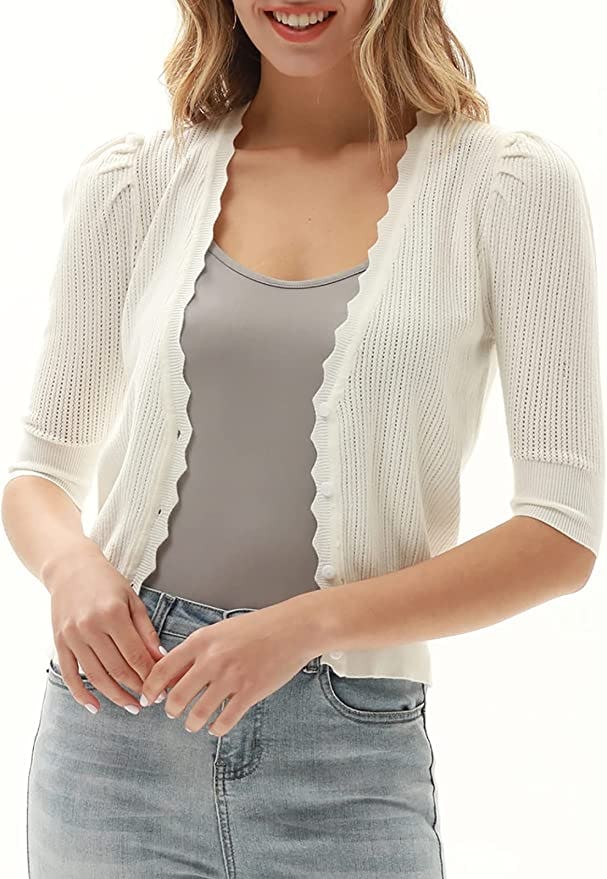 GRACE KARIN Cropped Cardigan