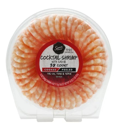 This Sam's Choice Cocktail Shrimp Ring is a Walmart appetizer for your Super Bowl party.