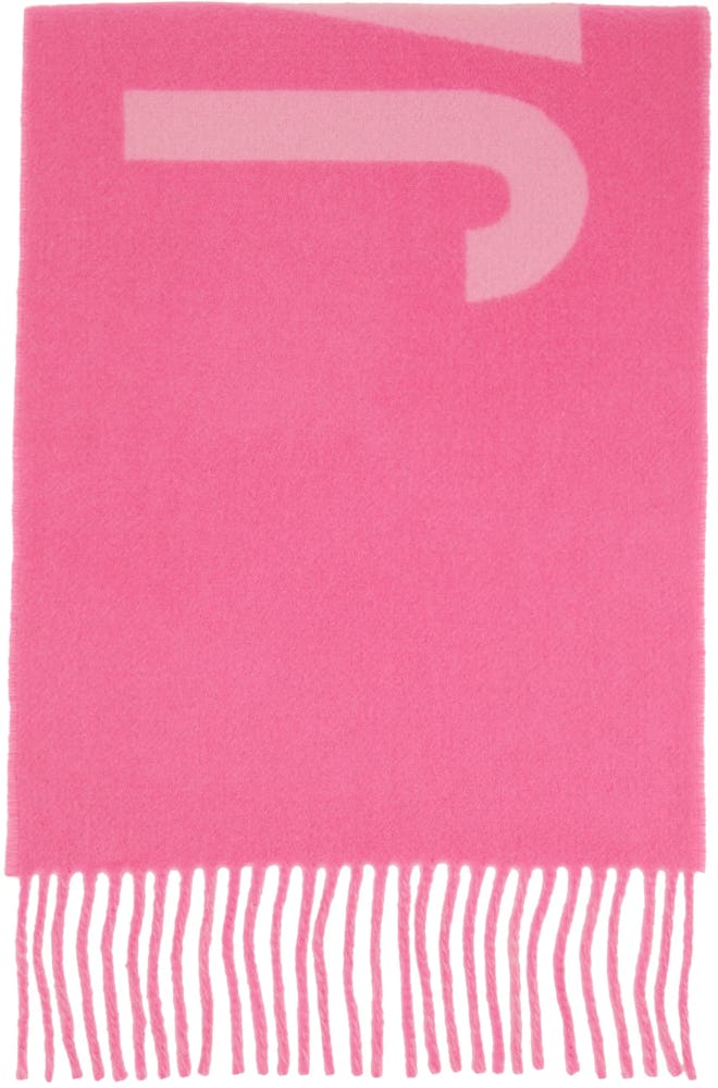 Pink Le Papier 'L'Echarpe Jacquemus' Scarf