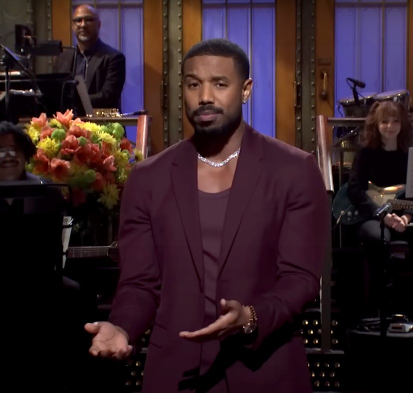Michael B. Jordan joked that he's on Raya after breaking up with Lori Harvey on 'SNL.'