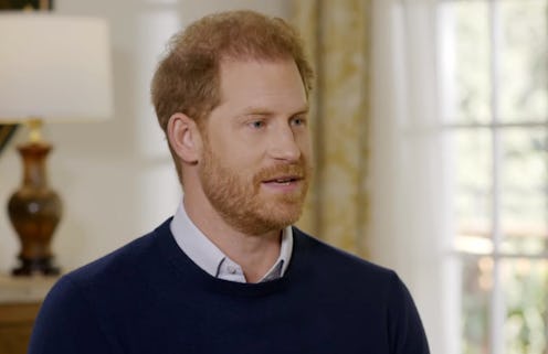 Prince Harry talking to Tom Bradby in sit-down ITV interview. 