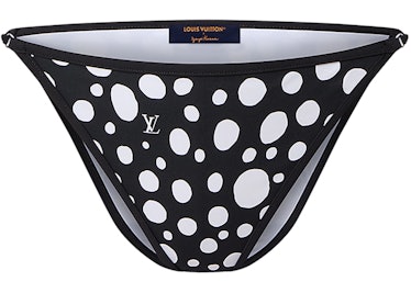 Louis Vuitton x Yayoi Kusama black and white polka dots bikini bottom