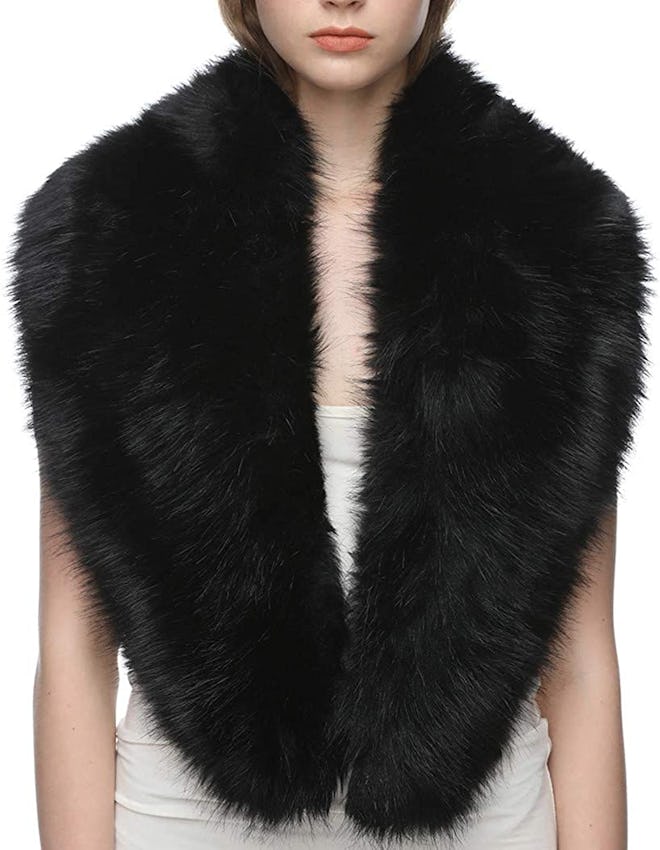 Dikoaina Extra Large Faux Fur Collar