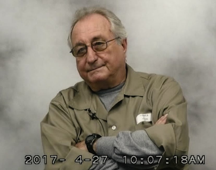 Image of Bernie Madoff in prison in ‘Madoff: The Monster of Wall Street.'