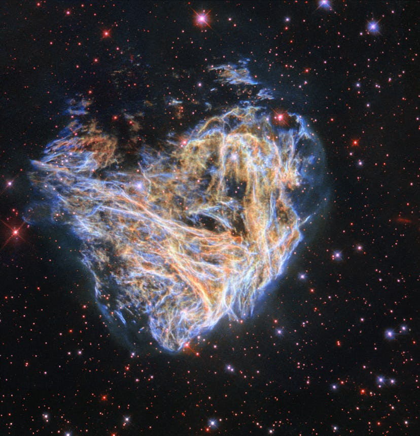 colorful supernova remnant DEM L 190