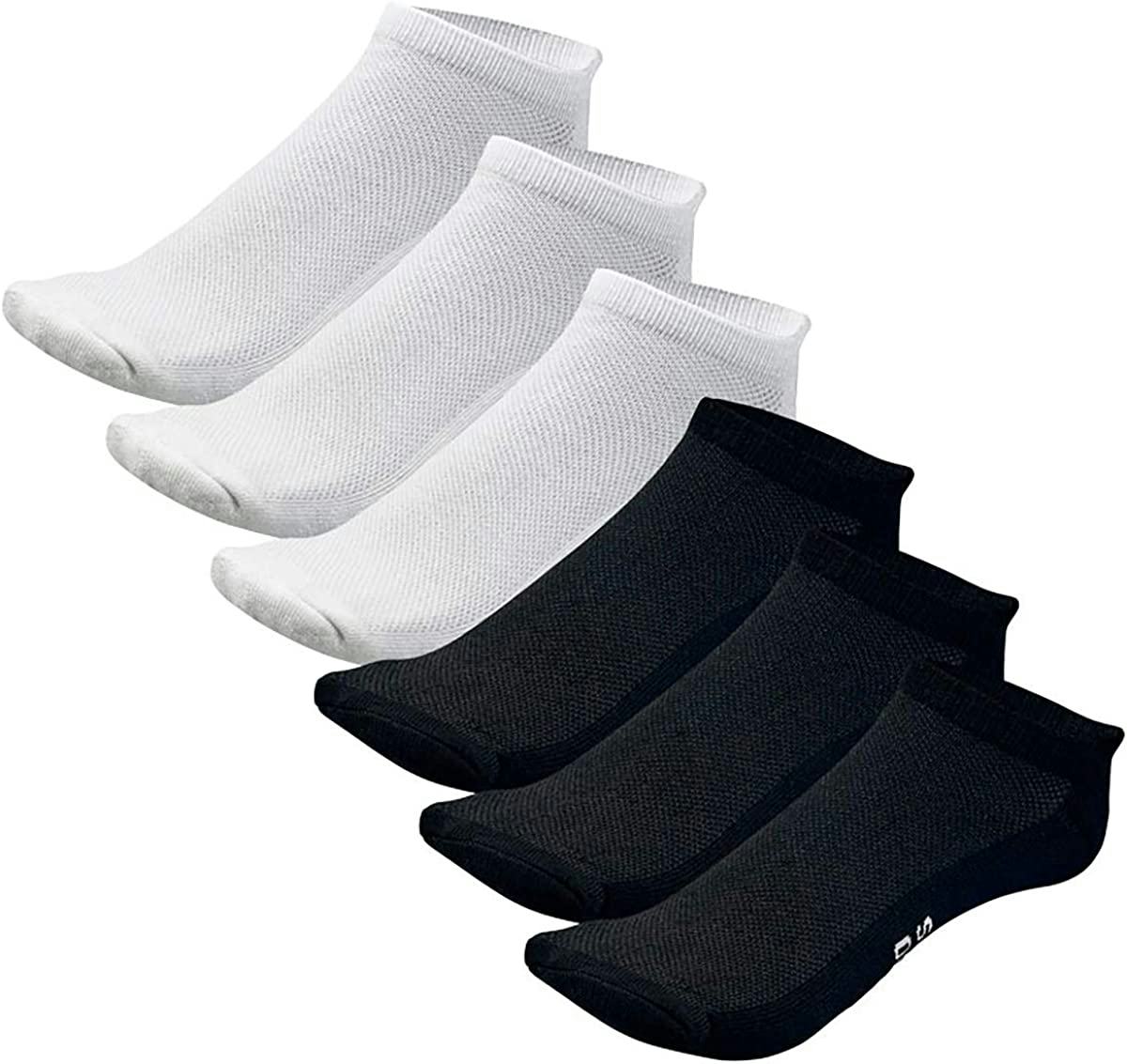 Bamboo Sports No-Show Bamboo Workout Socks (3 Pairs)