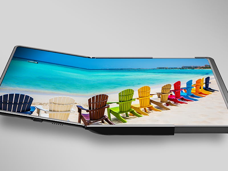 Samsung Flex Hybrid sliding and folding display prototype concept at CES 2023