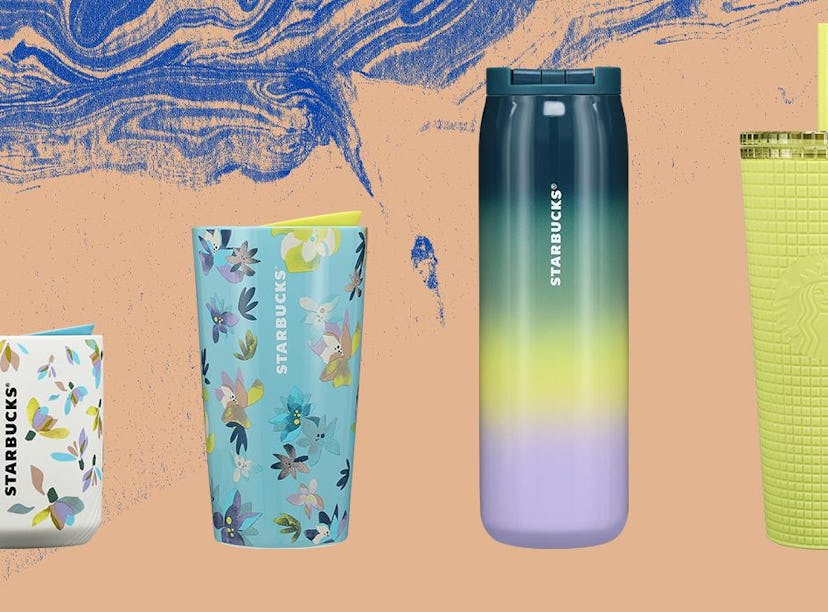 Starbucks' winter 2023 cups and tumblers are all about pastels.