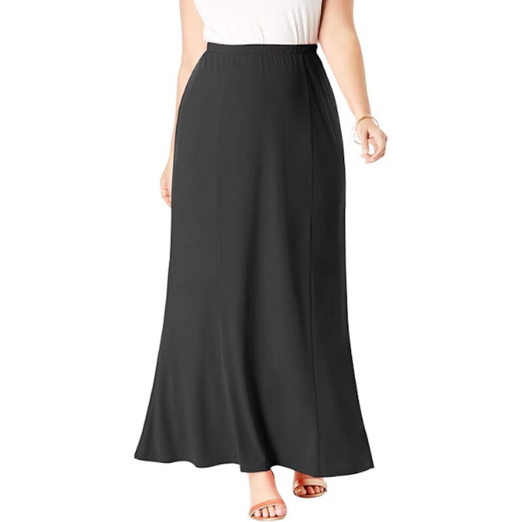 Jessica London Travel Knit Maxi Skirt