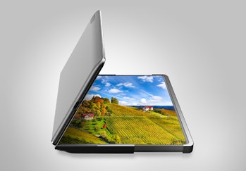 Samsung Flex Hybrid sliding and folding display prototype concept at CES 2023