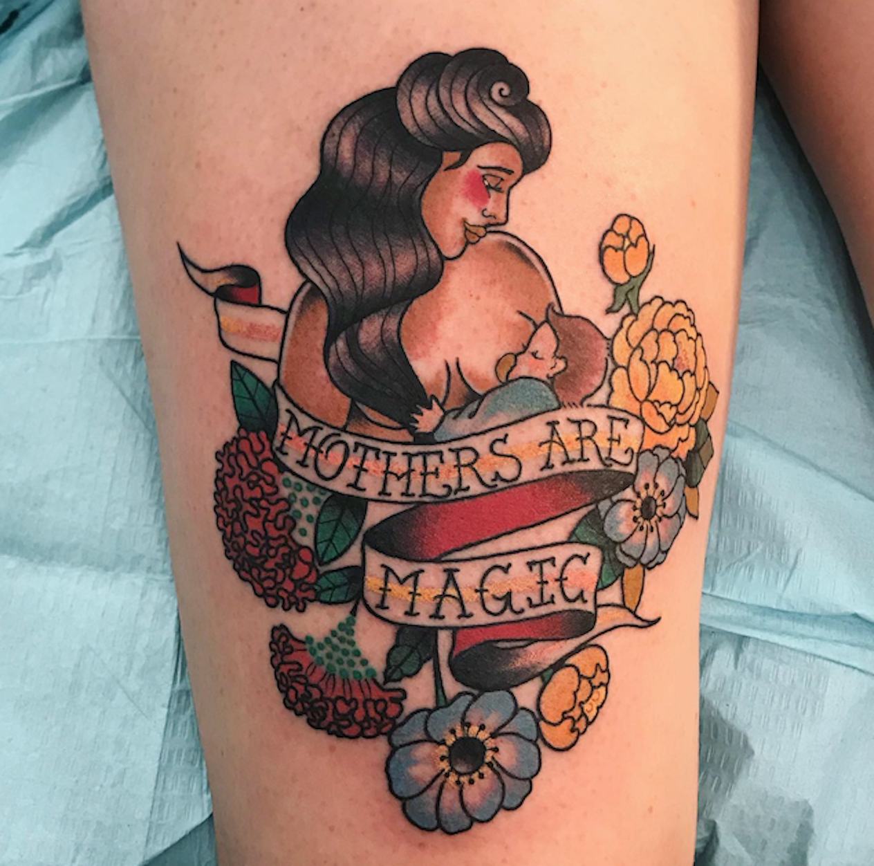 15 Breastfeeding Tattoo Ideas That Are Meaningful & Gorgeous