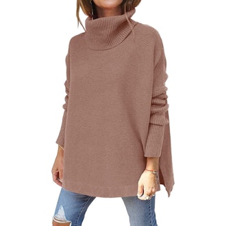 LILLUSORY Oversized Turtleneck Sweater