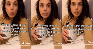 This TikTok has gone viral for calling out the toxic wellness culture that gets cranked up every new...
