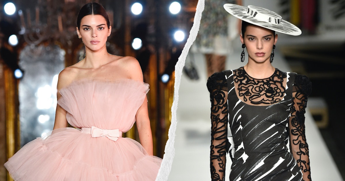 Free The Nipple Tops, Statement Undies, & More Of Kendall Jenner's Best Runway Looks