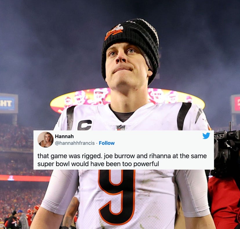 Joe Burrow fans reacted to his AFC Championship loss.