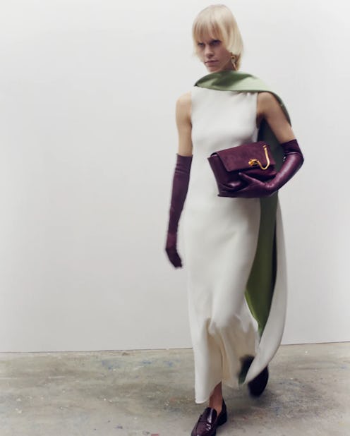 Marina Moscone cape dress