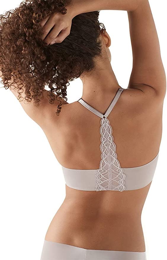 True &amp; Co Triangle Lace Racerback Bra