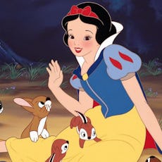 A still from the 1937 animated Disney feature Snow White and the Seven Dwarves