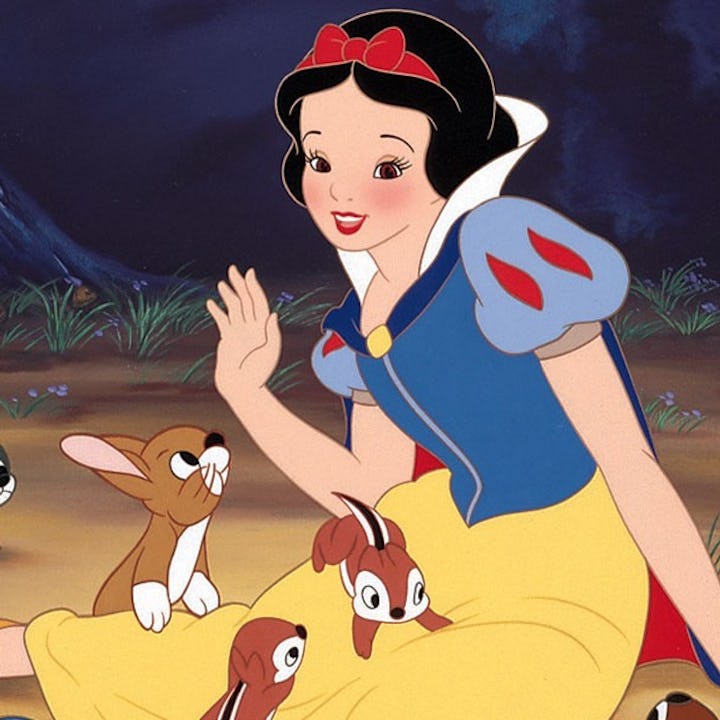 A still from the 1937 animated Disney feature Snow White and the Seven Dwarves