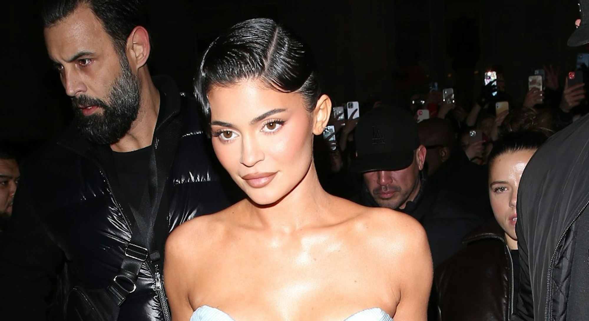 kylie jenner is seen during paris couture week 2023
