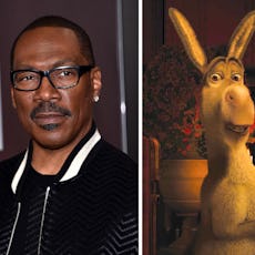 Eddie Murphy would love to return as Donkey in some Shrek movies. Here, he arrives for the premiere ...