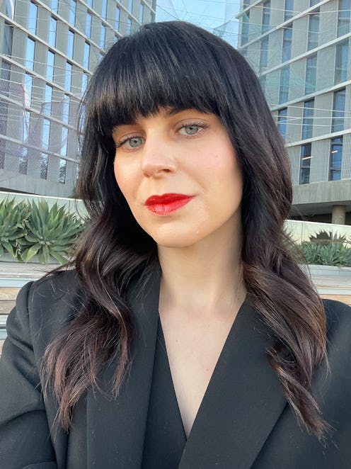 Dark brown hair care routine