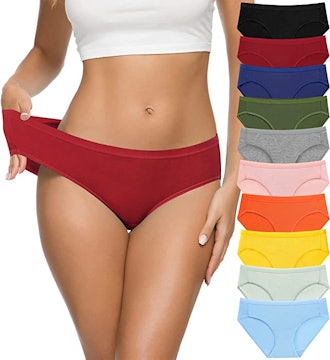 CULAYII Cotton Bikini Panties (10-Pack)