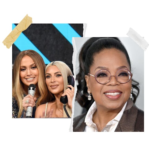 Kim Kardashian, Oprah, and Jennifer Lopez took a selfie together at Anastasia Beverly Hills' star-st...