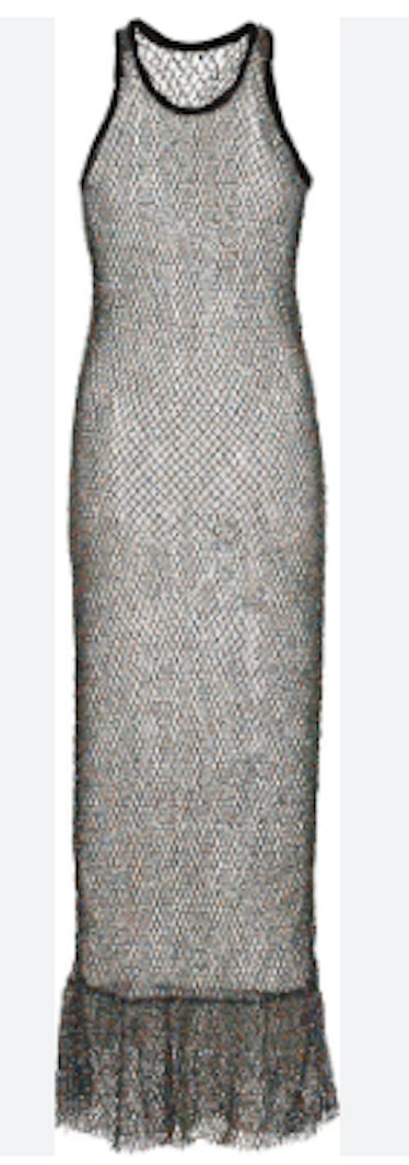 Marina Sequin Net Knit Midi Dress
