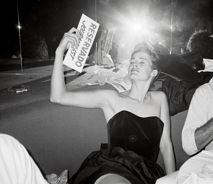 “Pamela Hanson took this photo of me. I don’t know where I was—somewhere not in the U.S. But I do kn...