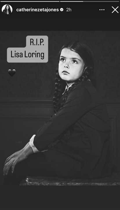 Catherine Zeta-Jones remembers Lisa Loring, the original Wednesday Addams