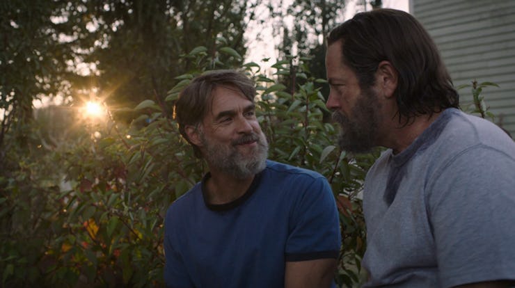 Murray Bartlett as Frank and Nick Offerman as Bill in The Last of Us Episode 3