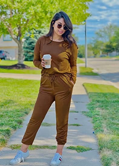 PRETTYGARDEN Long Sleeve Crewneck And Pants Tracksuit