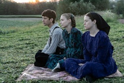 (l-r.) Ben Whishaw stars as August, Rooney Mara as Ona and Claire Foy as Salome in director Sarah Po...