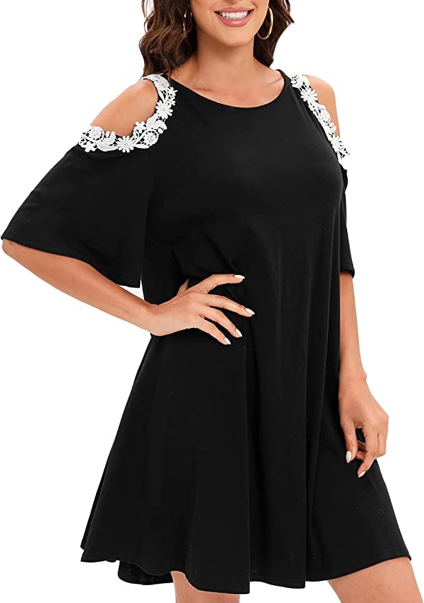 Aofur Cotton Lace Dress