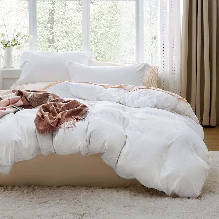 BEDSURE White Duvet Cover