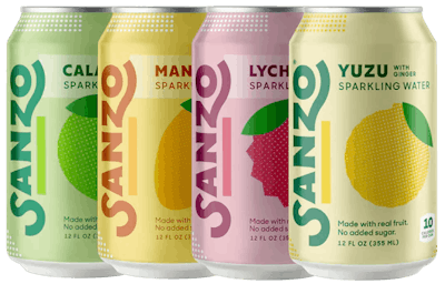 sanzo sparkling water: gift for new moms