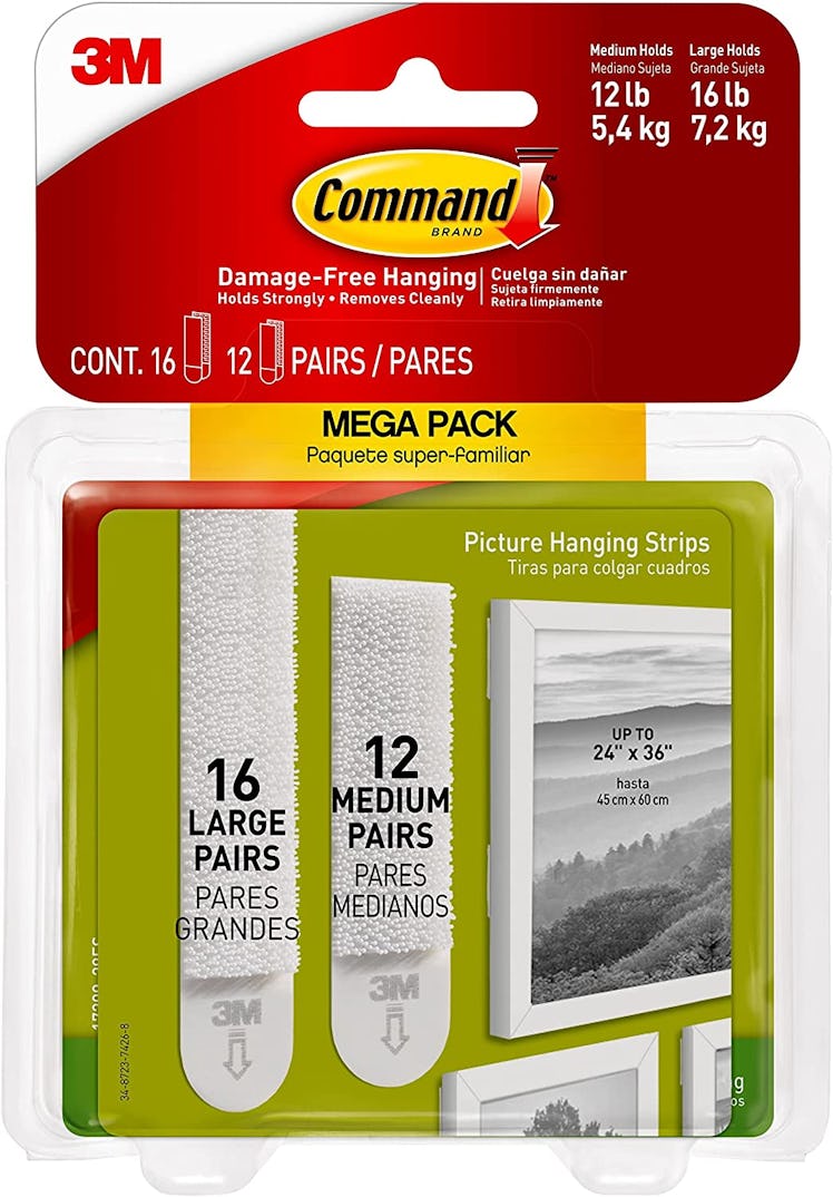 Command Medium and Large Picture Hanging Strips