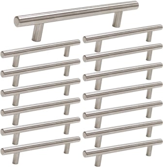 homdiy Brushed Nickel Cabinet Pulls (15-Pack)
