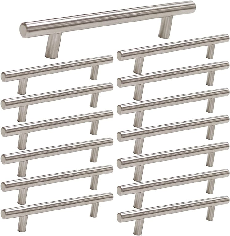 homdiy Brushed Nickel Cabinet Pulls (15-Pack)