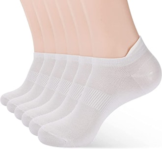 ATBITER Thin No-Show Socks With Tabs (6 Pairs)
