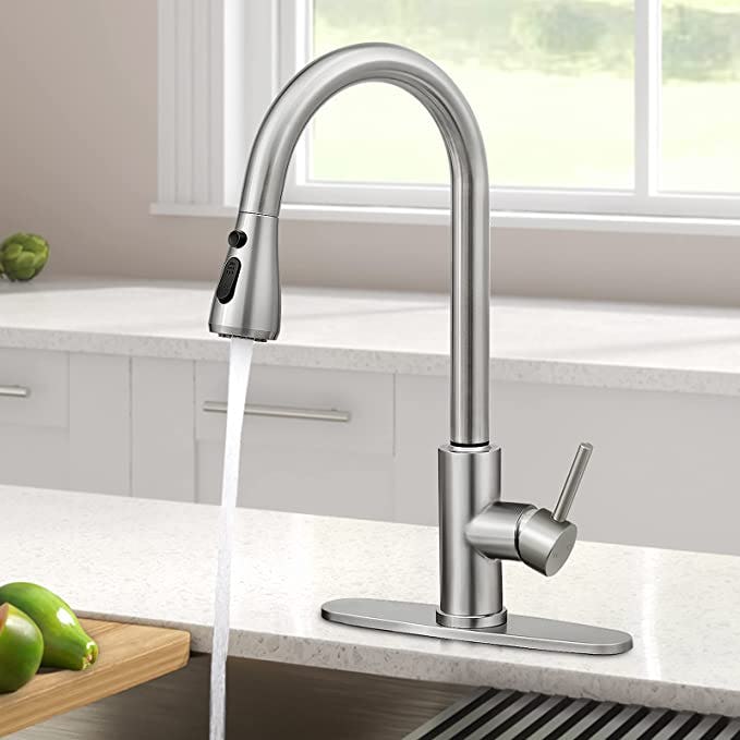 Qomolangma Kitchen Faucet with Pull Down Sprayer