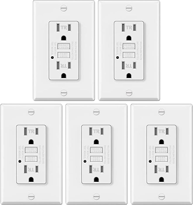 ELECTECK Tamper Resistant GFCI Outlets (5-Pack)