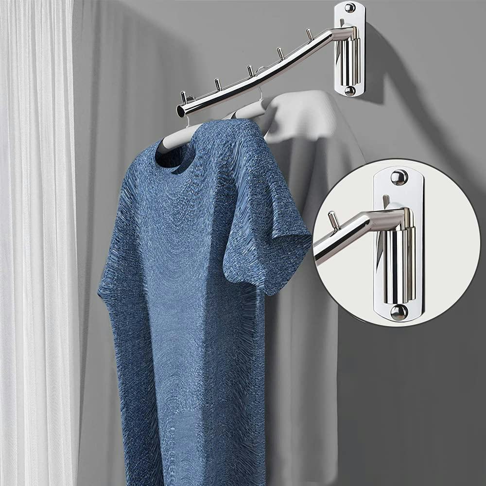 Zivisk Folding Wall Mounted Clothing Rack
