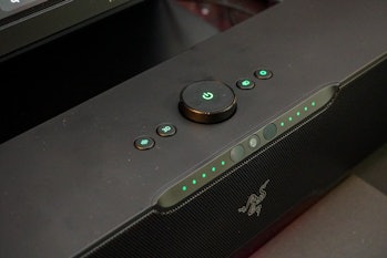 Razer Leviathan V2 Pro soundbar hands on demo at CES 2023